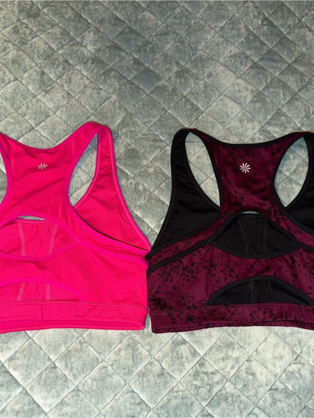 Two Athleta Sports Bras - size M